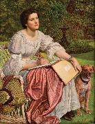 William Holman Hunt The School of Nature oil painting on canvas